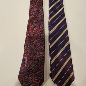Vintage Tie Tree California 2 silk ties
